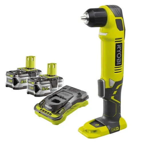 Wiertarko-wkrętarka RYOBI RAD1801M + Akumulator RYOBI RC18150-250 5Ah 18V + Ładowarka