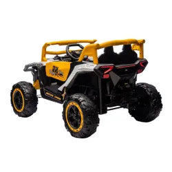 Samochód Na Akumulator M1 4X4 Światła LED Eva Pilot Skóra MP3 Bluetooth
