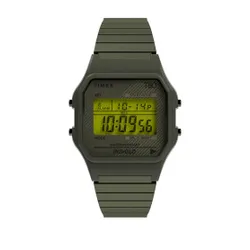 Timex T80 TW2U94000 Yeşil / Yeşil Saatler