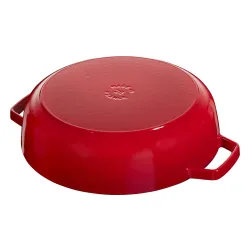 STAUB 24 cm - patelnia żeliwna z pokrywką