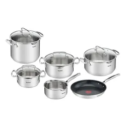 Zestaw garnków TEFAL Duetto+ G718SA74 (10 elementów)