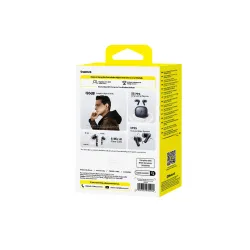 Słuchawki bezprzewodowe Baseus Bass BP1 Pro ANC Dokanałowe Bluetooth 6.0 Czarny