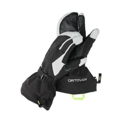 Rękawice narciarskie męskie ORTOVOX Merino Freeride 3 Finger black raven