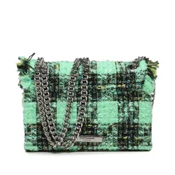 Kurt Geiger 690-Geantă Mini Kensington Din Tweed 2949773609 Verde Pal