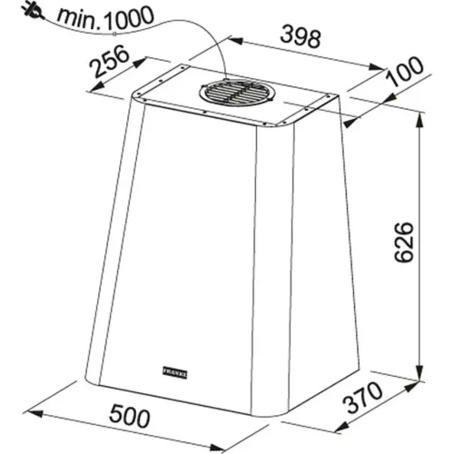 Okap Franke FSMD 508 WH Biały mat