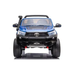 Auto Na Akumulator Dla 2 Dzieci Toyota Hilux 4X4 Lakier Pilot Eva Skóra LED Radio MP3