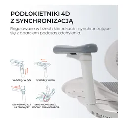 Fotel SIHOO Doro C300L Biały