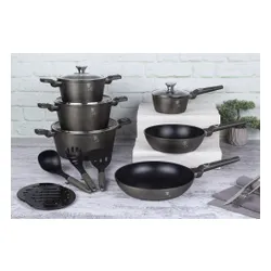 Zestaw garnków BERLINGER HAUS Crystal Collection BH 7167 (15 elementów)