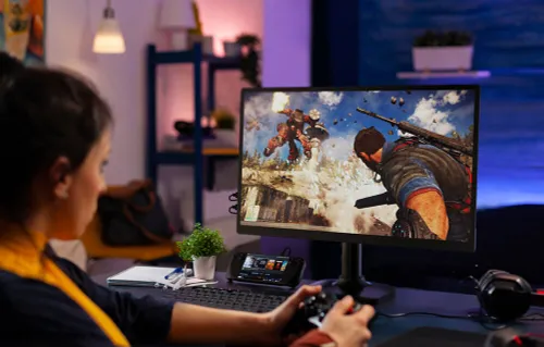 Monitor UPERFECT USteam E6 Pro 18.5" 1920x1080px IPS 120Hz, Dotykowy ekran