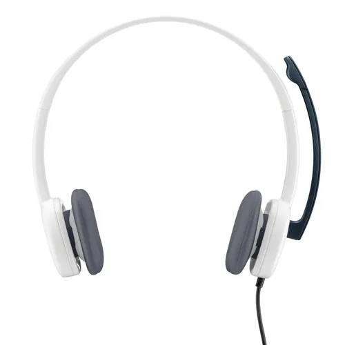 Słuchawki przewodowe z mikrofonem Logitech Stereo Headset H150 Nauszne Biały