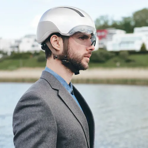 Kask rowerowy HJC Calido mt white/silver