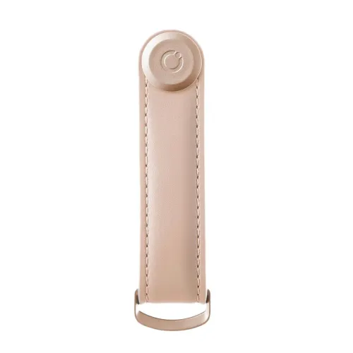 Skórzane etui organizer na klucze Orbitkey Leather - blush / blush