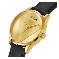 Guess Amblem Saati GW0399L3 SİYAH / ALTIN