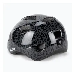 Kask rowerowy dziecięcy Lazer Nutz KinetiCore black leopard