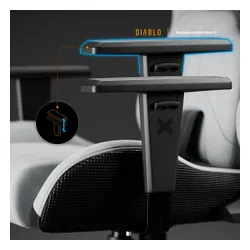 Fotel DIABLO CHAIRS X-One 2.0 Prime Szary