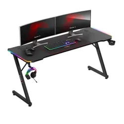 Biurko gamingowe HUZARO Hero 4.8 RGB Czarny