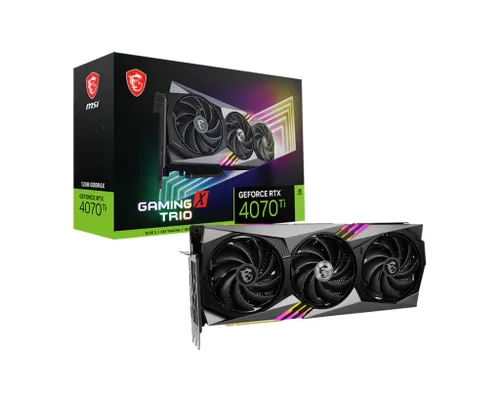 Karta graficzna MSI GeForce RTX 4070 Ti GAMING X TRIO 12GB GDDR6X 192bit DLSS