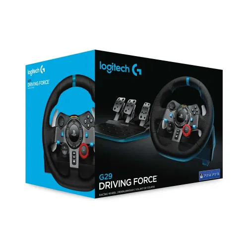 Kierownica Logitech G29 Racing Wheel z pedałami do PS5, PS4, PS3, PC Force Feedback + G435 Lightspeed Nauszne Czarny