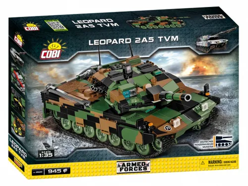 Klocki Cobi Czołg Niemiecki Leopard 2A5 TVM (2620)