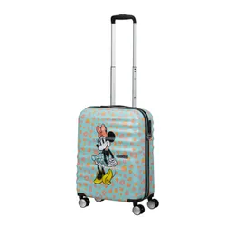 Walizka kabinowa American Tourister Wavebreaker Disney - Minnie pastel dot