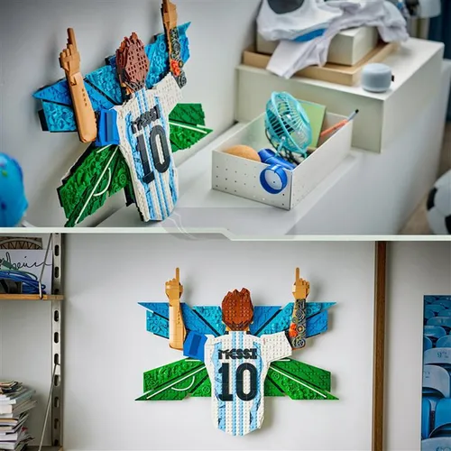 LEGO Editions 43018 Lionel Messi cieszynka, zestaw klocków 14+