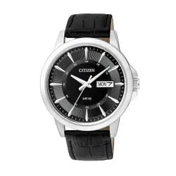 Zegarek CITIZEN Quartz Leather BF2011-01EC Czarnosrebrny