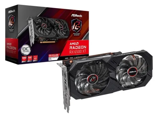 Karta graficzna ASrock Radeon RX 6500 XT Phantom Gaming 8GB GDDR6 64bit