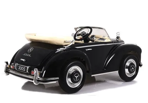 Auto Na Akumulator Dla Dziecka Retro Mercedes 300S Eva LED Pilot Skóra MP3