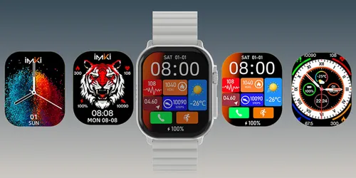 Smartwatch IMIKI Frame Pro Srebrny