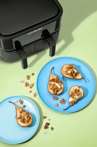 Air Fryer Frytkownica beztłuszczowa NUTRIBULLET Twin Drawer NBA081B 8l z podwójnym koszem