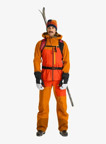 Rękawice narciarskie Ortovox Freeride 3 Finger Glove Pro - black raven/black