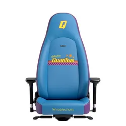 Fotel Noblechairs ICON Nuka-Cola Quantum Edition Gamingowy do 150kg Skóra ECO Niebiesko-fioletowy