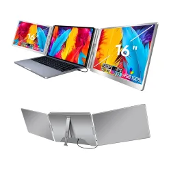 Monitor Extralink Smart Life S880 2-Screen 16" Full HD IPS 60Hz do laptopa 12" do 18,5"