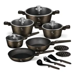 Zestaw garnków BERLINGER HAUS Primal Gloss BH-8244 (15 elementów)