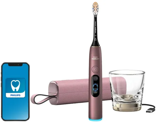 Szczoteczka soniczna PHILIPS Sonicare DiamondClean 9900 Prestige HX9813/95 Różowy