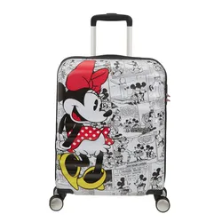 Чемодан/ручная кладь American Tourister Wavebreaker Disney - Minnie comics white