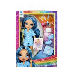 Кукла Mga Rainbow High Junior PJ Party Doll, Skyler Blue