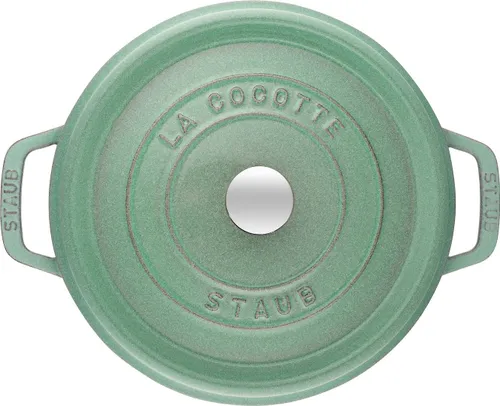 Garnek żeliwny okrągły 1.7 ltr STAUB LA COCOTTE Miętowy