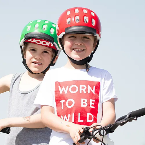 Kask rowerowy dziecięcy woom Kids green