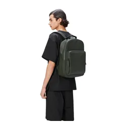 Городской рюкзак Rains Book Daypack Large W3 - зеленый