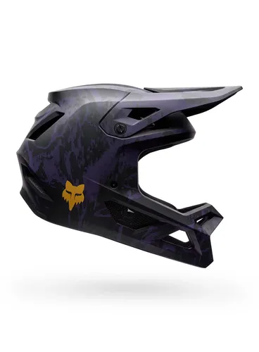 Kask enduro Fox Rampage Img Print - steel grey