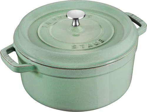 Garnek żeliwny okrągły 1.7 ltr STAUB LA COCOTTE Miętowy