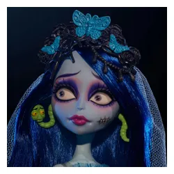 LALKA MONSTER HIGH Skullector Emily, Tim Burton’s Gnijąca panna młoda