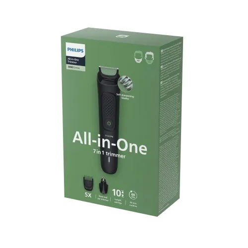 Trymer Philips Seria 3000 MG3930/15 6 nasadek 60min