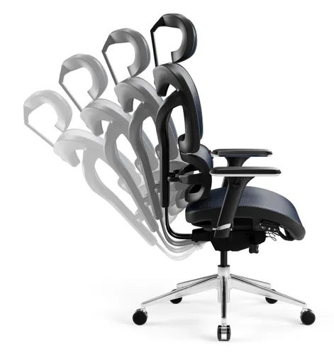 Fotel DIABLO CHAIRS V-Commander Czarno-niebieski