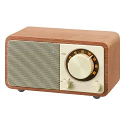 Radioodbiornik Sangean GENUINE MINI WR-7 Radio FM Bluetooth Orzech