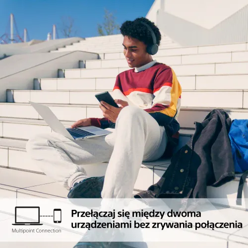 Słuchawki bezprzewodowe Sony WH-CH520 Nauszne Bluetooth 5.2 Czarny