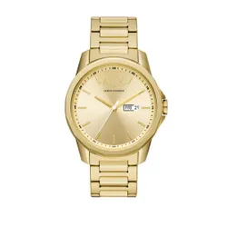 Armani Exchange Banks AX1734 Gold Saati