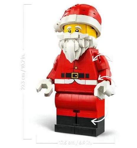 LEGO 40820 Powiększona minifigurka Świętego Mikołaja