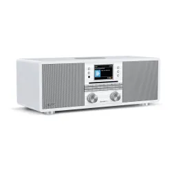 Radioodbiornik TechniSat DigitRadio 650 Radio FM DAB+ Internetowe Bluetooth Biało-srebrny